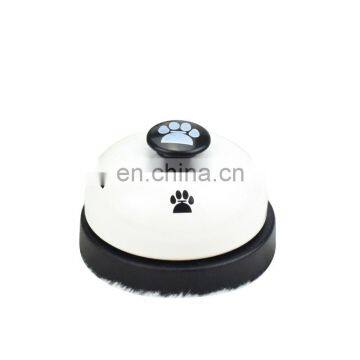 Pet Toy Training Called Dinner Small Bell Footprint Ring Dogs Toys For Teddy Puppy photo-5