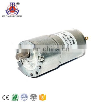 dc brush gear motor high torque low rpm 12 volt electric motor