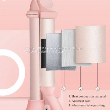 New Design USB Charging 2-1 Fast Heated Mini Hair Curler Straightener Electric Portable Multifunction Fashion Hair Styling photo-2