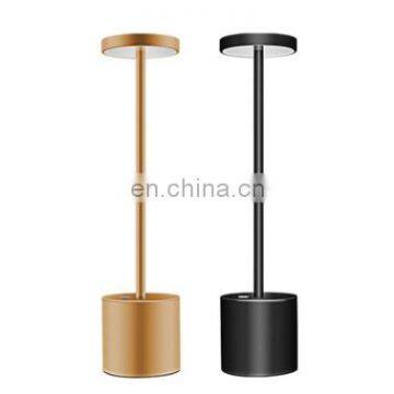 2021 New Modern Nordic Style Bar Lamp Rechargeable Dimmable LED Cordless Restaurant Hotel Table Lamp photo-2