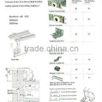 heavy door slide system