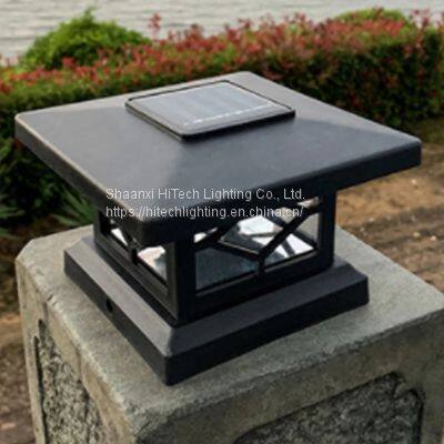 Solar Post Cap Light Waterproof Energy Saving LED Solar Fence Light Warm White Light Decoration for Garden Fence photo-5
