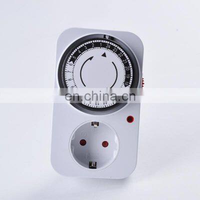 24 Hour Programmable Timer Switch Universal Socket Mechanical Timer 220V 16A Europe Plug EU Plug EU Socket photo-2