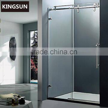 Tempered Glass Frameless Sliding Walk In Shower Door K-25