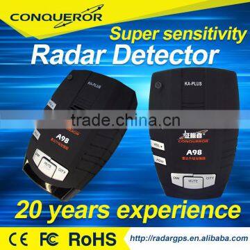 2016 Russia / English Voice Warning 16 Brand LED Display X / K / Ku / Ka car alarm system