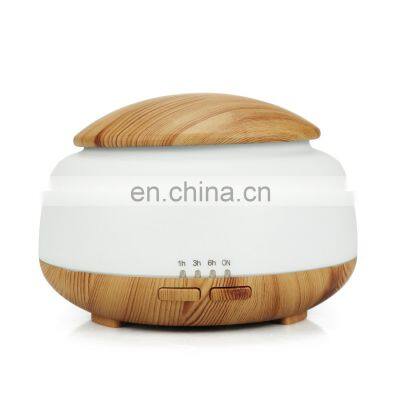 Wooden Grain 300ml Aroma Ultrasonic Cool Mist Humidifier Aroma Diffuser with Remote Control