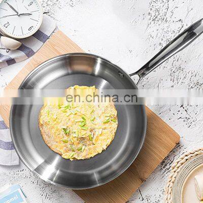 2021 Korea Multiple Cooking Pot Small Chef Commercial Deep stainless steel Frying Pan