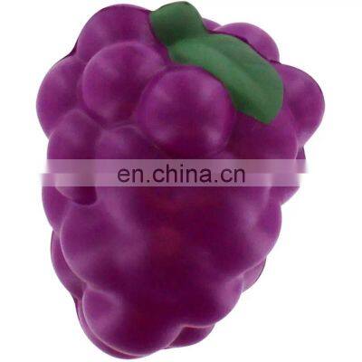 Amazon Hot Grape Shaped Soft Toys PU Stress Reliving Squeeze Ball photo-2