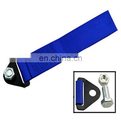 racing car tow strap with hook , nylon straps with hooks