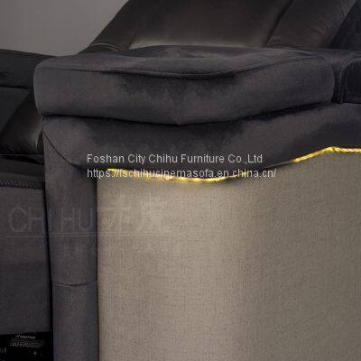 Comfortable Latest Designs Sofa Modern Home Furniture Living Room Furniture Fabric Electric Recliner Couch photo-4