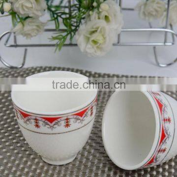 porcelain egg cup with cheap price and good quality snack plate and cup