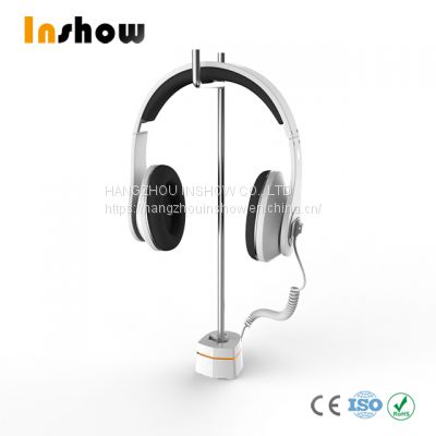 headphone Micro USB/Type C charge holder security headphone display holder with alarm Alarm anti-theft