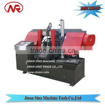 Higher stability quality horizontal pipe cutting band saw