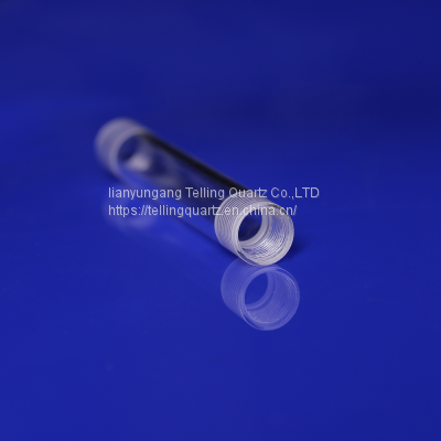 Quartz Tube With Thread Mouth At Both Ends Screw Stread Quartz Glass Tube photo-4