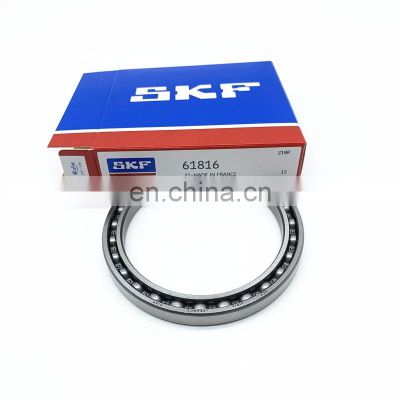 61816 S K F  Miniature deep groove ball bearing 6816 61815 61814 61817 61813 61812 61811 61810