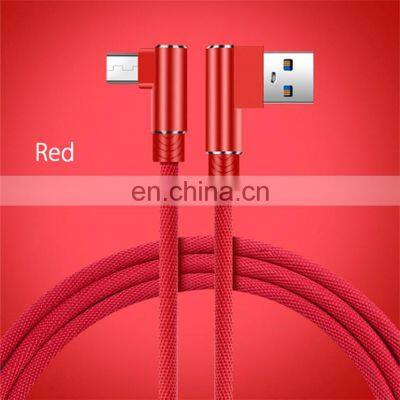 Wholesale Quick Charger Support Data Transmit 90 Degree Cable Fast Charging USB Data Cable photo-4
