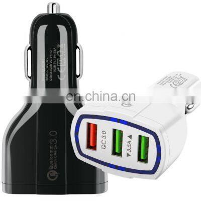 New Arrival Fast Charging QC3.0 Quick Charger 3 USB Car Charger Adaptor Car Phone Charger photo-2