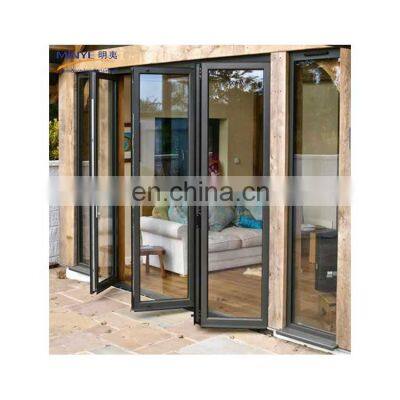 Apartment Steel French Doors Modern Bifold Door Folding Door With Sidelight And Transom