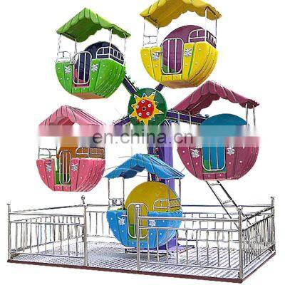 Kiddie carnival ride playground small wheels equipment mini ferris wheel for sale