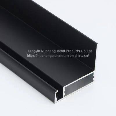Solar PV Modules Mono Watt Cell Panel Aluminium Alloy Support Frame Profile With Black Anodized