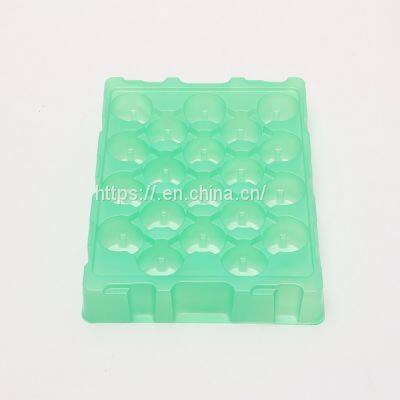 Green Vacuum Plastic Blister Trays for Auto Parts Blister Packaging Inner Trays Material PET photo-3