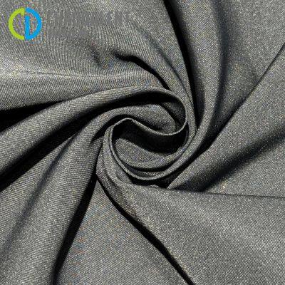 Plain  GRS 75D*300D cotton-like texture 100%RPET Recycled Polyester Fabric for Outerwear Fall/Winter Milled Trench Coat Jacket