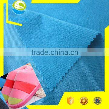 huzhou tricot fabric and textile for slipper slipper accessories