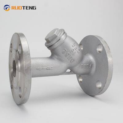 [Ruoteng] Simple Structure Complete Specifications Water Oil Gas Normal Temperature SS304 Internal Flanged Y-Strainer photo-2