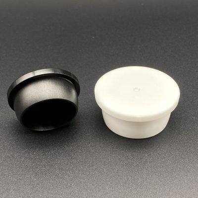 White color plastic 12mm snap in locking hole plug