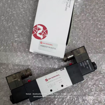 VCB22C511A-AC213L, Norgren, Pilot Operated Solenoid Valve, G3/8' Thread, 24DC