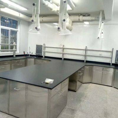 Laboratory Stainless Steel Central Workbench