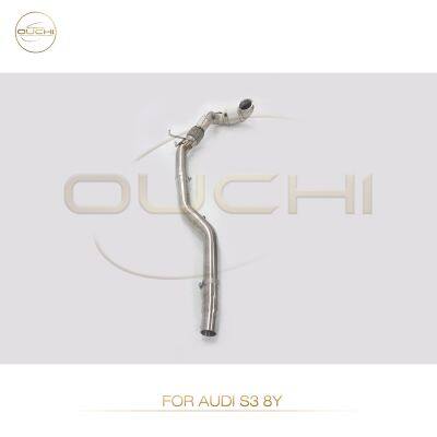 Exhaust Downpipe for Audi RS4 RS5/ RS6 RS7 C8/RSQ3 MK1/RSQ8/S3 8Y Stainless Steel Performance Upgrade Increase High-performance Auto Parts photo-5