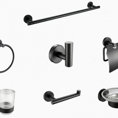 Китайское ванная сантехника стальной набор ванных аксессуаров держатель полотенца