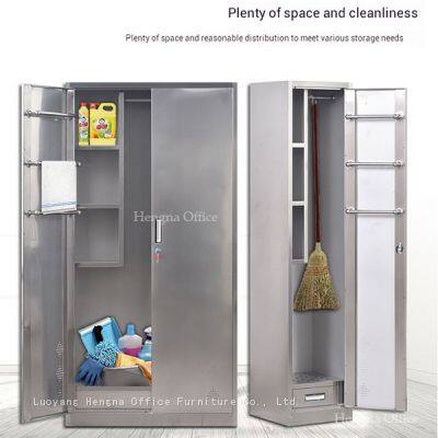 Professional Commercial Cleaning Supplies Cabinet with Breathable Ventilation – Ideal for Schools and Healthcare Settings