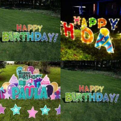 Reusable Corrugated Plastic Display Panels – Ideal for Birthday, Lawn & Event Signs