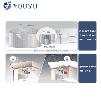 High Temperature Self-Regulating Heating Cable PVC Insulated Heat Trace Cable for Pipe and Floor Heating System photo-4