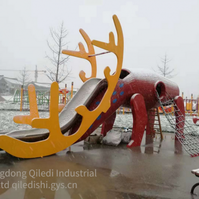 Нестандартный индивидуальный дизайн для культурно-туристических достопримечательностей, открытых аттракционов, нержавеющих стальных спиральных горок