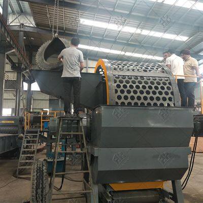 Scrap Motorcycle Tire Shredder Car Tyre Recycle Machine