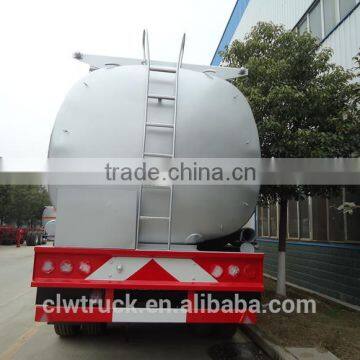 High safety 30-50m3 fuel tanker trailer, 3 axle cheap semi trailers