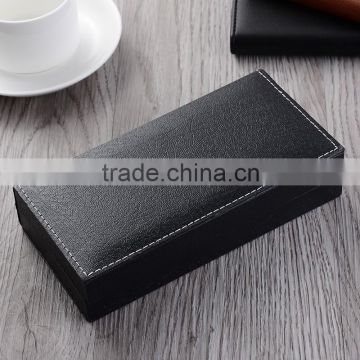 luxury leather box custom logo gift box