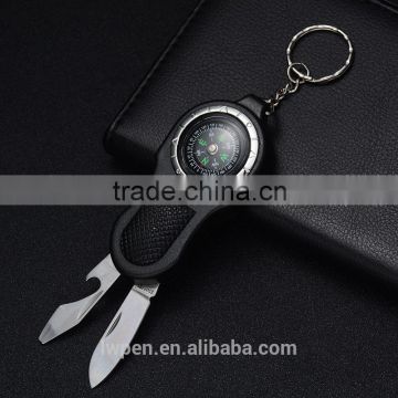 holder Knife compass keychain manufacturers in china custom keychain                        
                                                                                Supplier's Choice