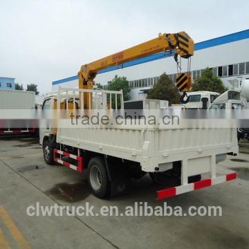 2014 Low Price Dongfeng mini pickup truck crane,4x2 crane truck for sale