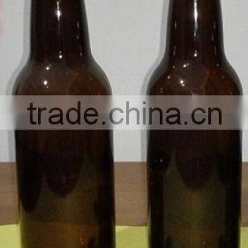 650ml amber gold beer glass bottle