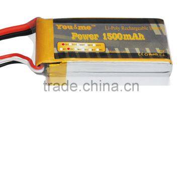 High Power Supply 11.1V 30C 1500mah 7.4v Battery Rechargeable Batteries photo-5