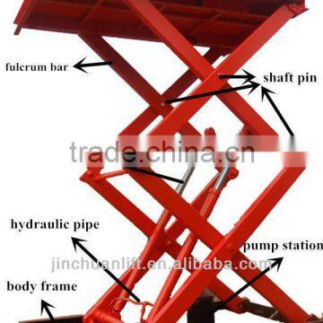 Scissor lift table Stationary hydraulic lifting machine/scissors lift