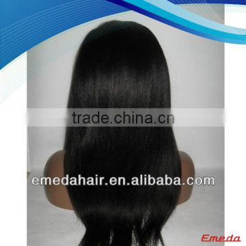 Hot beauty glueless yaki full lace wig for black women