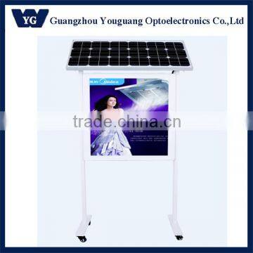 Solar advertising light box with different size and images