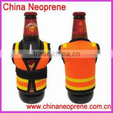 Neoprene Bottle Cooler Vest Shape