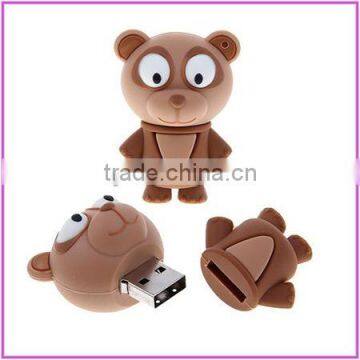 Lovely bear shape cartoon character usb flash drive,cartoon usb flash drive,cartoon usb with full capacity