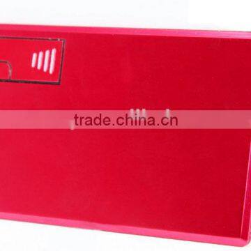 OEM Full Color Printing Metal Credit Card U-disk 1gb USB Flash drive